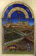 Les trs riches heures du Duc de Berry: Mars (March) wf